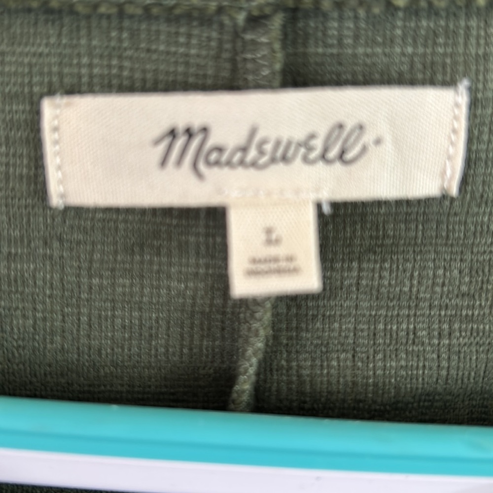 Madewell army green dress - Picture 3 of 5